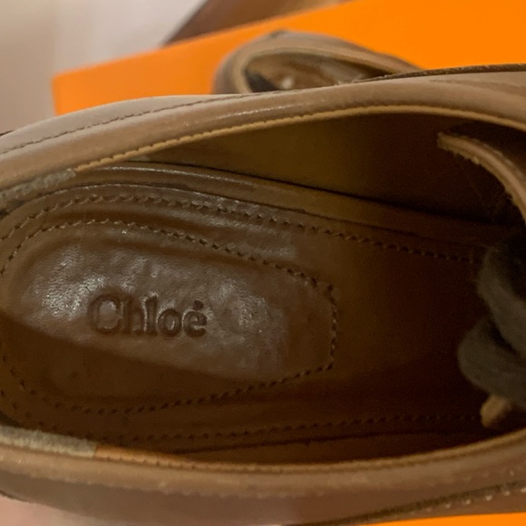 RARE Chloe x Phoebe Philo Era Lace Up Block Heels - Picture 9 of 13